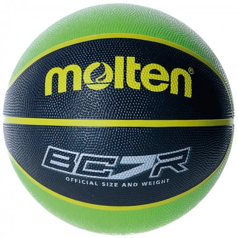 BALLON MOLTEN BASKET BCR2 TAILLE 7 VERT/NOIR