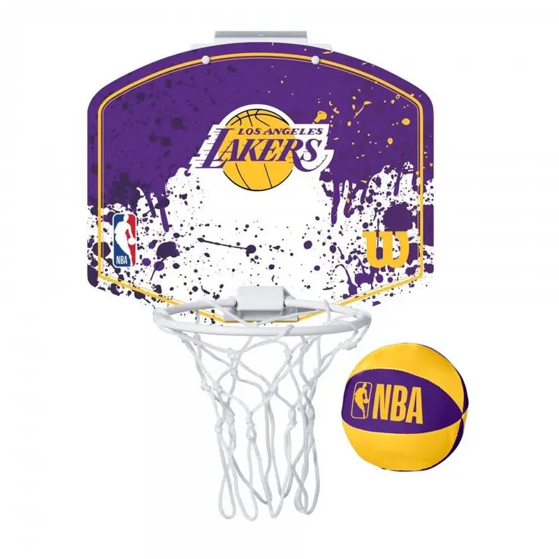 SET MINI PANIER WILSON NBA TEAM MINI HOOP LAKERS