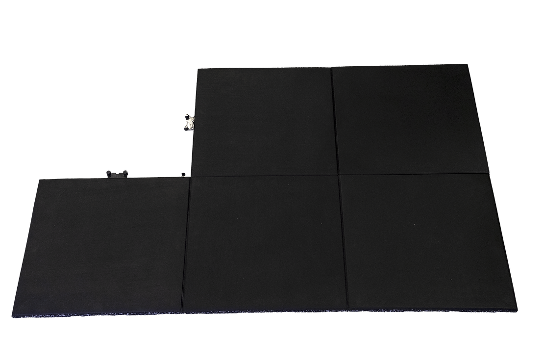 Dalle Premium Lock 20mm Noir - 100x100cm