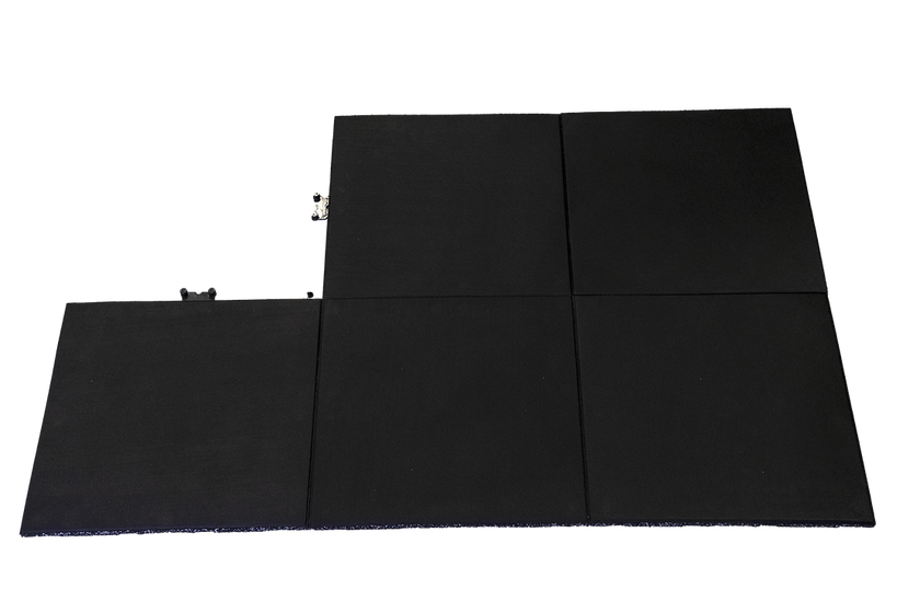 Dalle Premium Lock 20mm Noir - 100x100cm