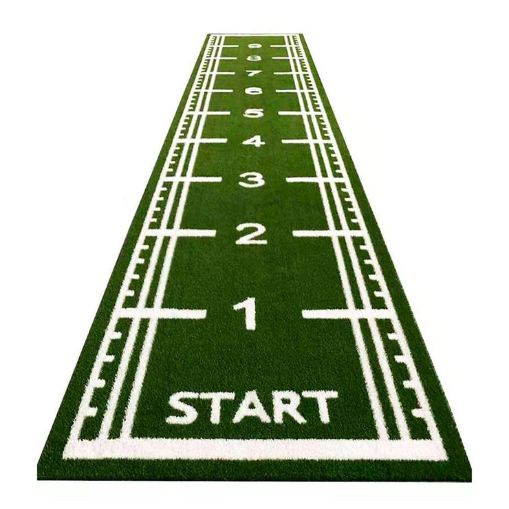 Piste en gazon - 10m x 2m Vert - Straight (poils longs)