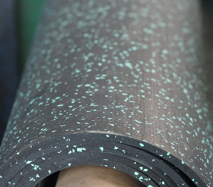 Rouleau de Sol 8mm Noir/EPDM Couleur - 10x1,25m