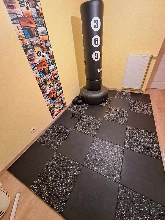 Dalle Premium Lock 20mm Noir - 100x100cm