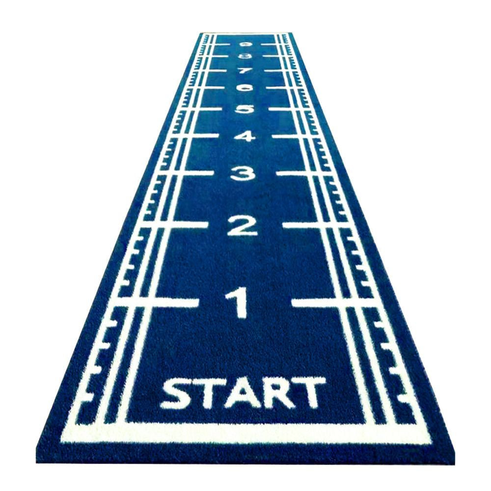 Piste en gazon - 10m x 2m Bleu - Straight (poils longs)