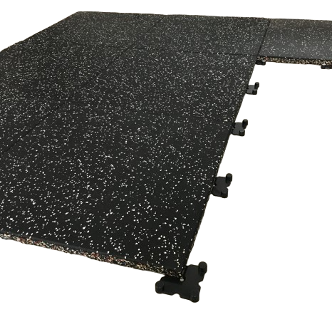 Dalle Premium Lock 20mm Noir/Bleu - 50x50cm (par 4)