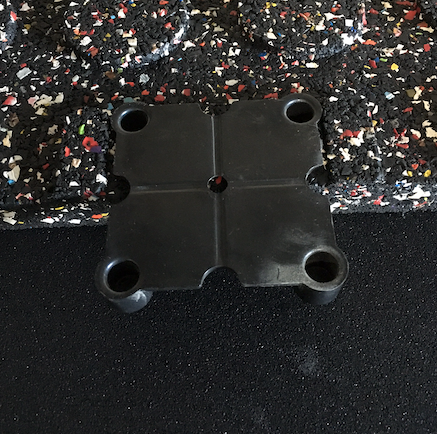 Dalle Premium Lock 20mm Noir - 100x100cm