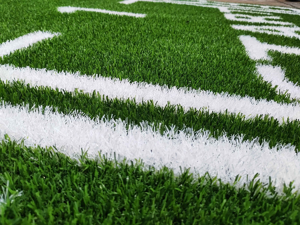 Piste en gazon - 10m x 2m Vert - Straight (poils longs)