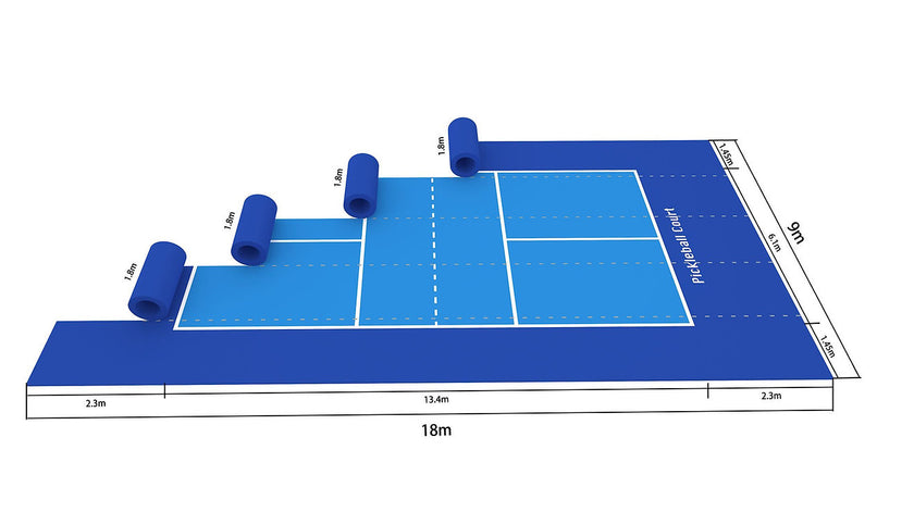 Terrain de Pickleball en PVC