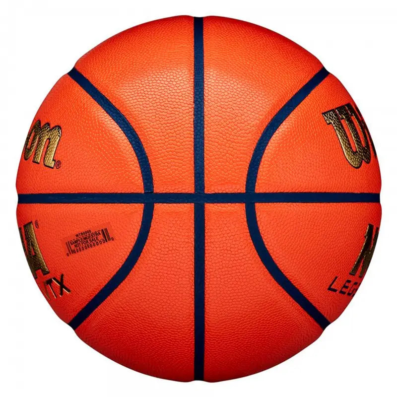 BALLON DE BASKET WILSON NCAA LEGEND VTX BSKT ORANGE/OR TAILLE 7