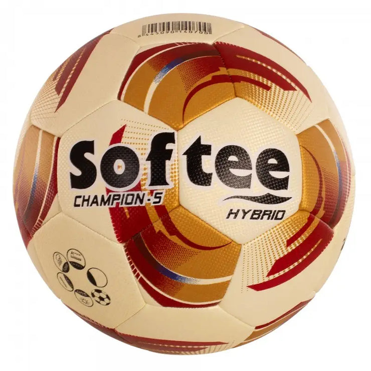 BALLON DE FOOTBALL SOFTEE CHAMPION TAILLE 5