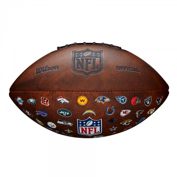 BALLON FOOTBALL AMERICAIN WILSON NFL OFF THROWBACK 32 TEAM