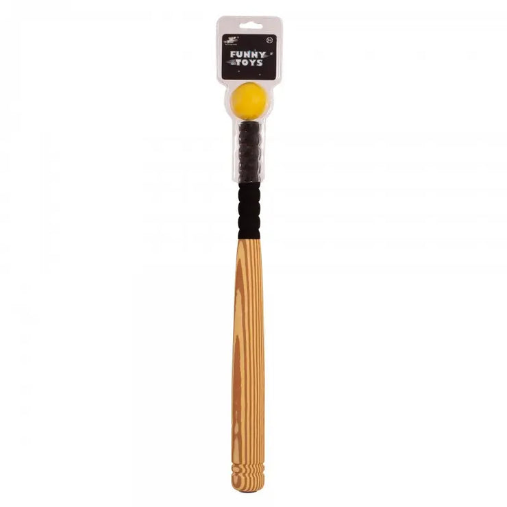 BATTE BASEBALL AVEC BALLE SOFTEE "WOOD"