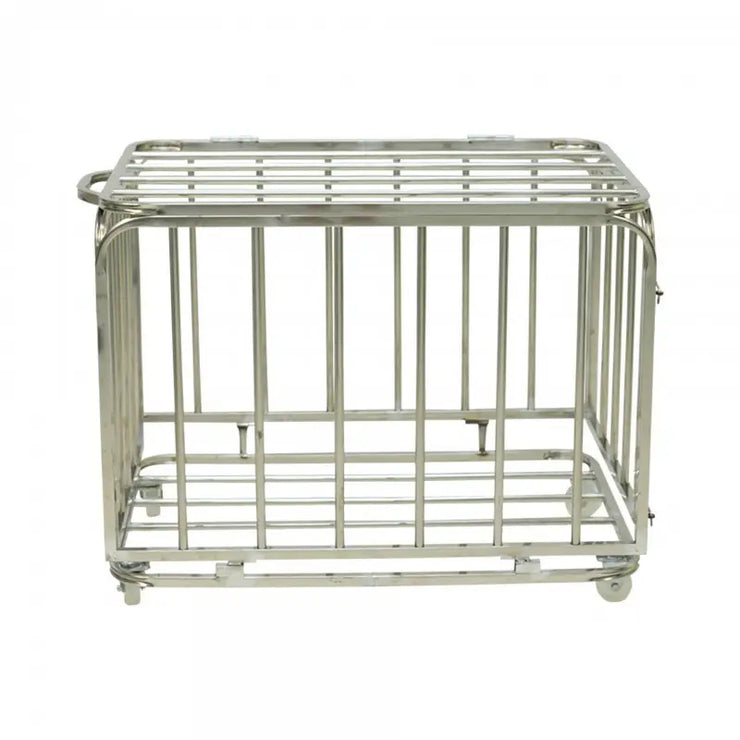 CHARIOT DE TRANSPORT PORTEBALLONS ACIER 70X80X90CM