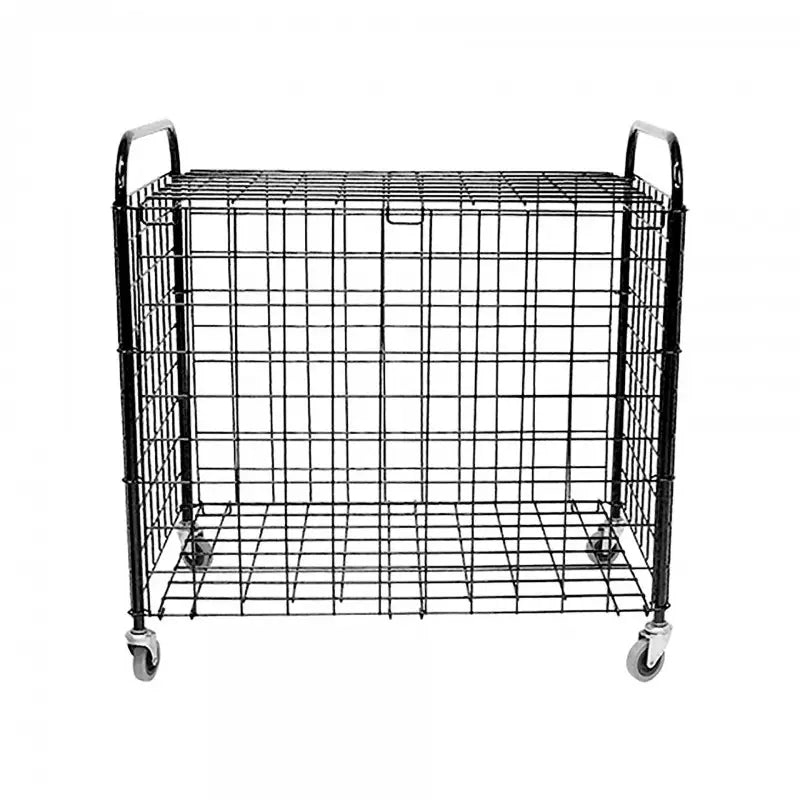 CHARIOT DE TRANSPORT PORTEBALLONS ACIER PLIABLE AVEC ROUES ET COUVERTURE