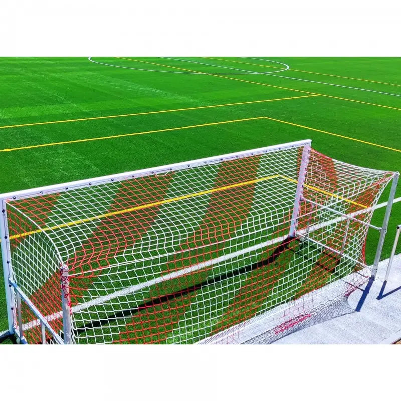 JEU 2 FILETS FOOTBALL 11 4 MM POLYPROPYLÈNE MAILLE 120 BICOLORE