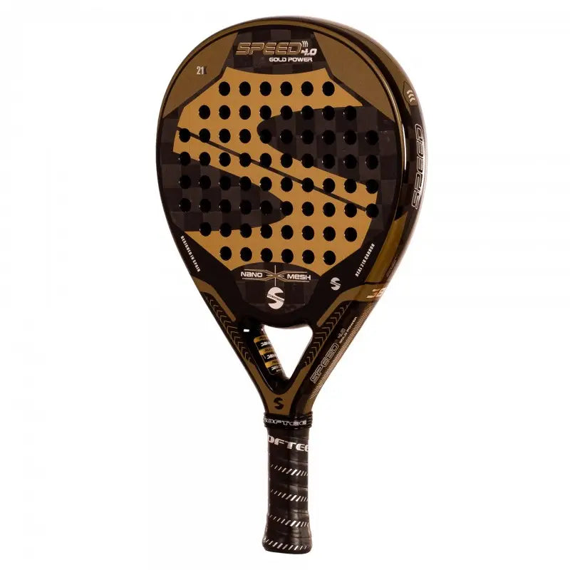 RAQUETTE DE PADEL SOFTEE SPEED GOLD POWER 4.0 NANO MESH (Copie) (Copie)