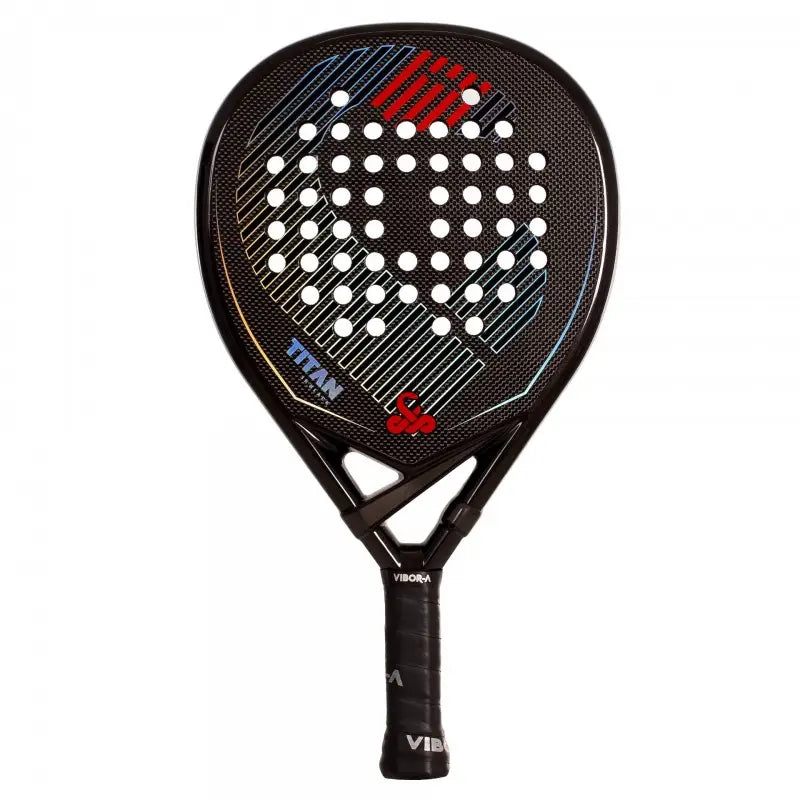 RAQUETTE DE PADEL VIBOR-A TITAN 3K NOIRE