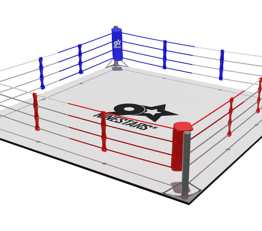 Ring de Boxe Autoporté Classique, 100% Personnalisable | NineStars®