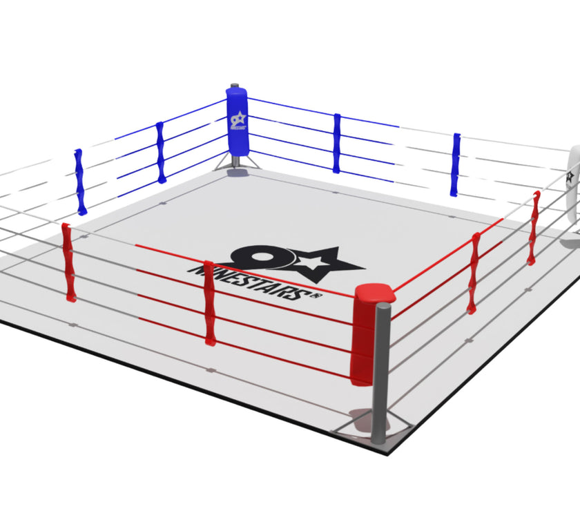 Ring de Boxe Autoporté Classique, 100% Personnalisable | NineStars®