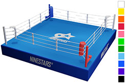 Ring de Boxe Entraînement sur Plateforme, 100% Personnalisable | NineStars®