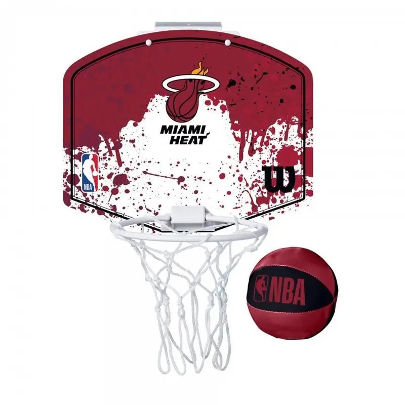 SET MINI PANIER WILSON NBA TEAM MINI HOOP HEAT