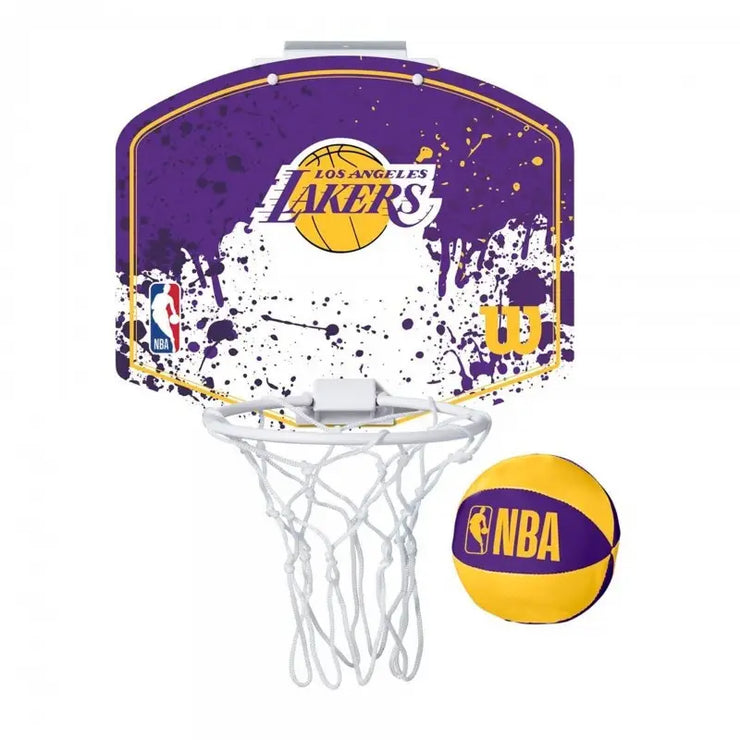 SET MINI PANIER WILSON NBA TEAM MINI HOOP LAKERS