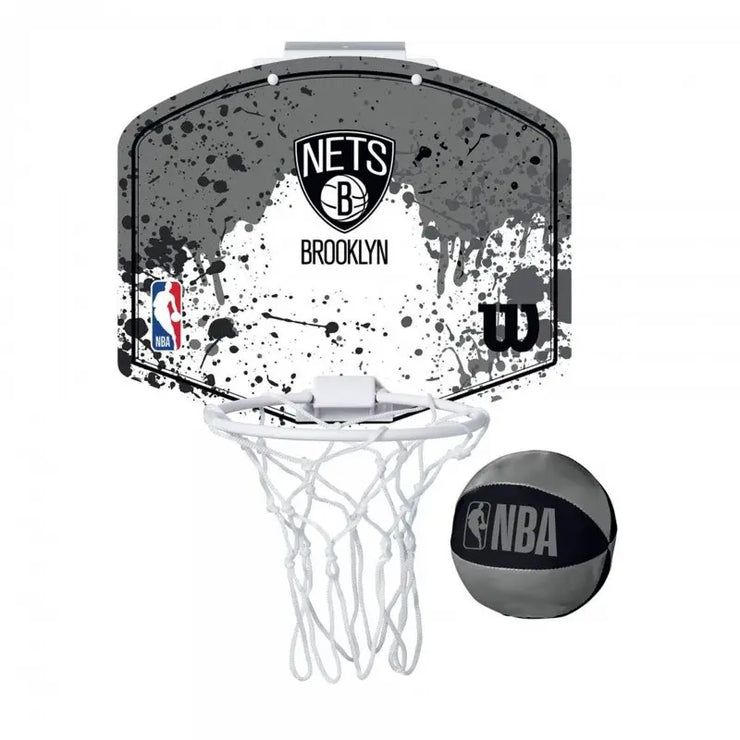 SET MINI PANIER WILSON TEAM MINI HOOP NBA NETS