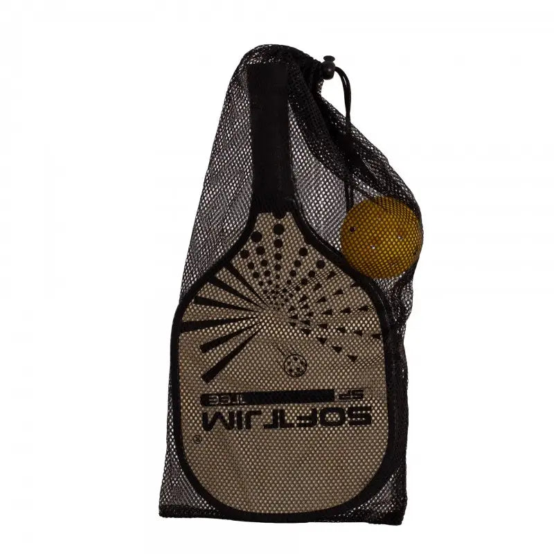 SET WOODEN PICKLEBALL RAQUETTES AVEC BALLE ET SAC